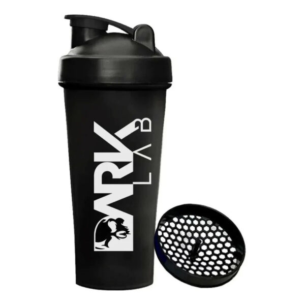 Coqueteleira Shaker Preta 700ml com Rede - Imagem 2