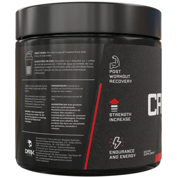 Creatina Pura 300g - Dark Lab - Imagem 2