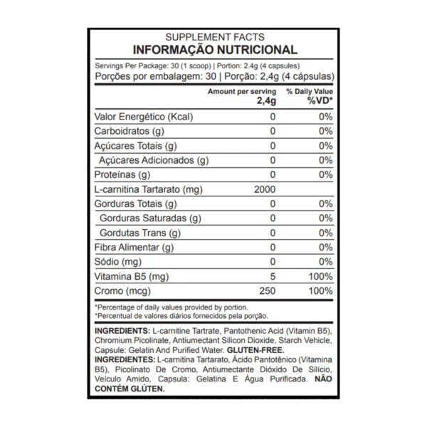 L-Carnitine 2000 - Dark Lab - Imagem 4