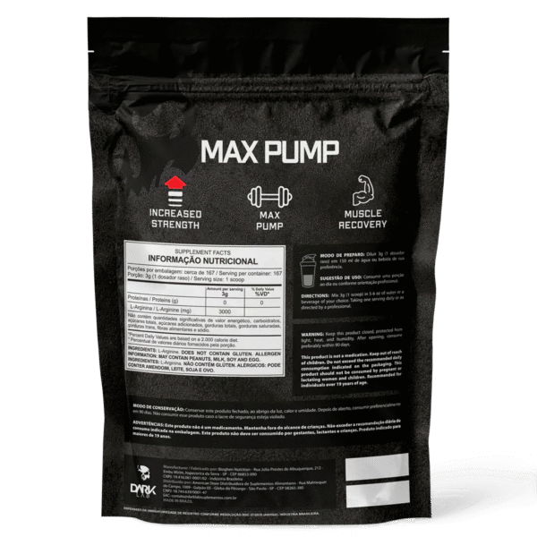 L-Arginine 500g Refil - Dark Lab - Imagem 3