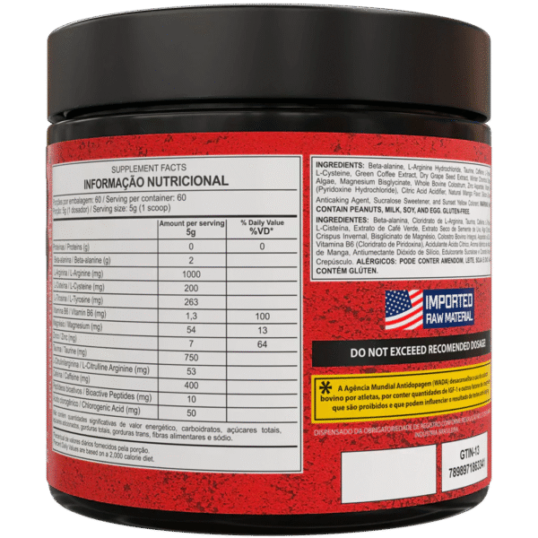 Pré-Treino Venom Underground Pre Workout 300g - Dark Lab - Imagem 4